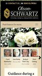 Mobile Screenshot of olsonschwartzfuneralhome.com